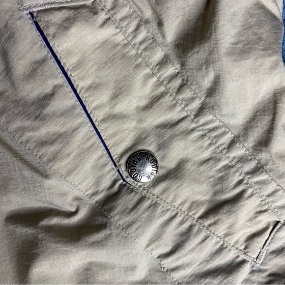 Kodiak Nylon Jacket Vintage Blue & Beige Mens M Classic Raincoat Hiking Camping - Picture 13 of 13